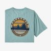 Lifestyle * | Sta Surf Sale Patagonia M'S Road To Regenerative Pocket Tee Big Sky Blue