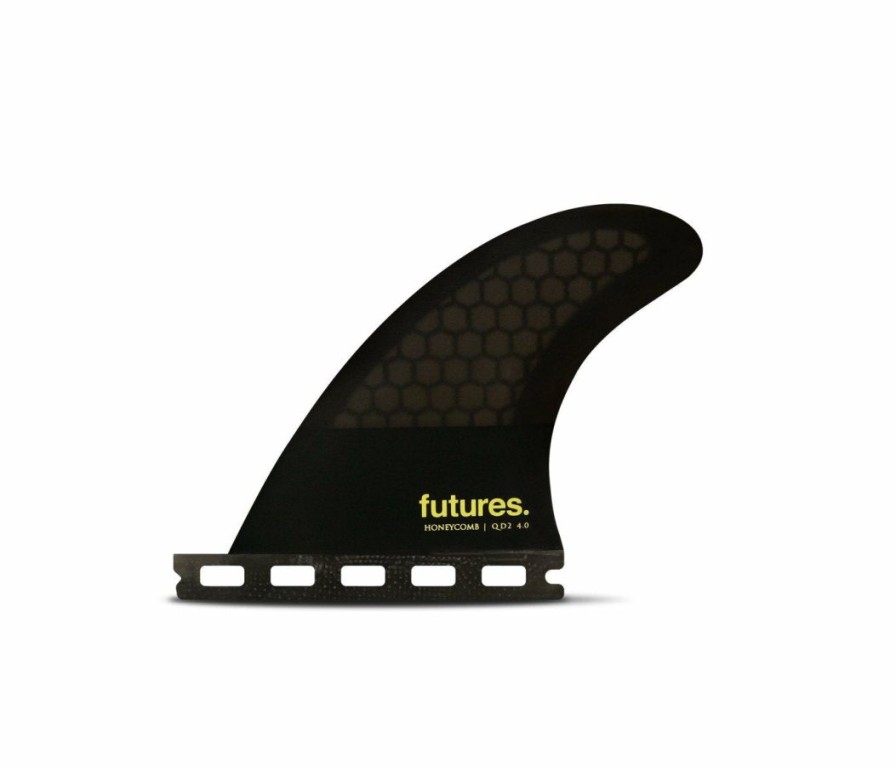 Hardware * | Sta Surf Fashionable Futures Qd2 4.0 Symmetrical Quad Rear (M) Smoke/Black/Yellow