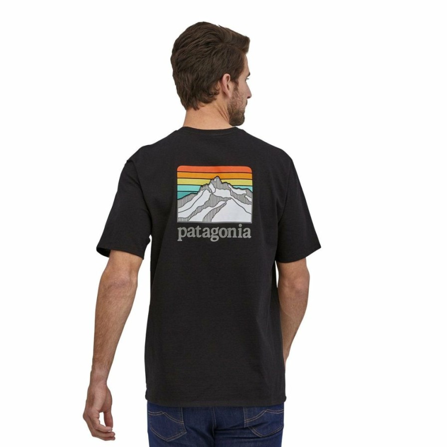 Lifestyle * | Sta Surf New Patagonia Line Logo Ridge Pocket Responsibili Tee