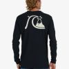 Lifestyle * | Sta Surf Free Delivery Quiksilver The Orginal Ls Tee Black (Kvj0)