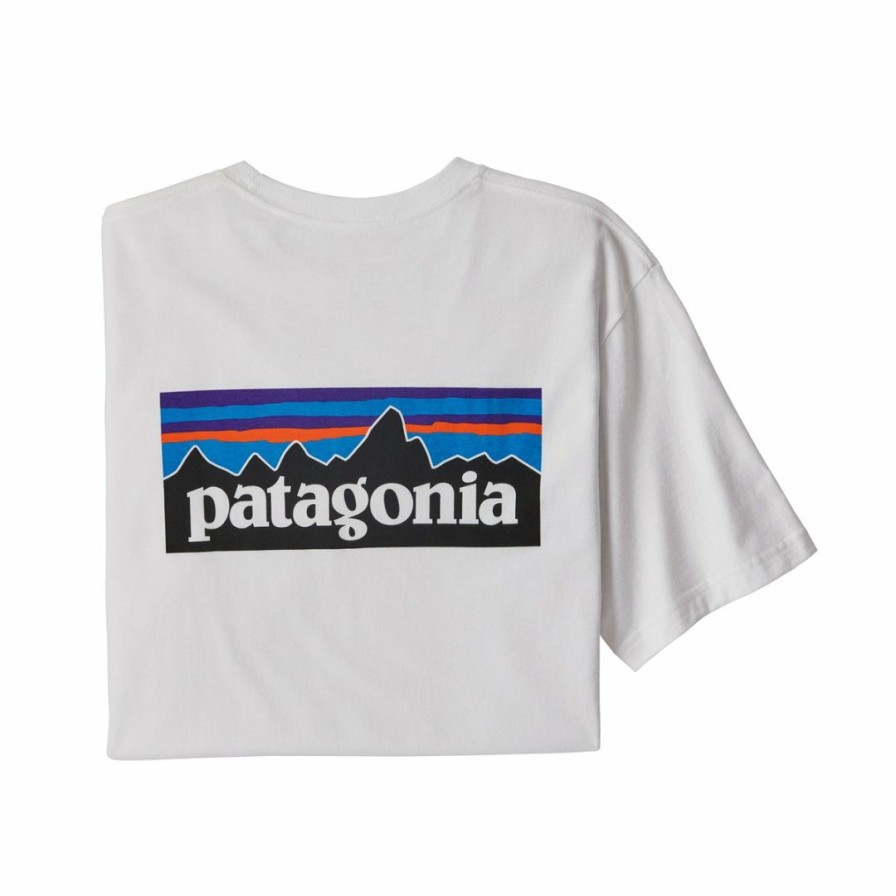 Lifestyle * | Sta Surf Attractive Patagonia P-6 Logo Organic Crew T-Shirt