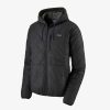 Lifestyle * | Sta Surf Outlet Sale Patagonia M'S Diamond Quilted Bomber Hoody Black (Blk)