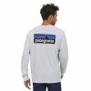 Lifestyle * | Sta Surf Top Sellers Patagonia L/S P-6 Logo Responsibili Tee